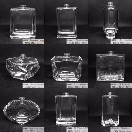Prix ​​usine bouteille de parfum bouteille en verre emballage cosmétique parfum bouteille en verre 20 ml 30 ml 50 ml 100 ml 120 ml